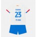 Günstige Barcelona Jules Kounde #23 Babykleidung Auswärts Fussballtrikot Kinder 2023-24 Kurzarm (+ kurze hosen)